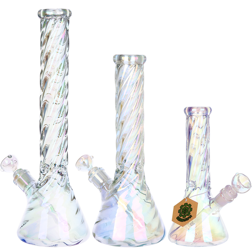 SeshGear Positive Twist Beaker Glass Water Pipe | 14mm F