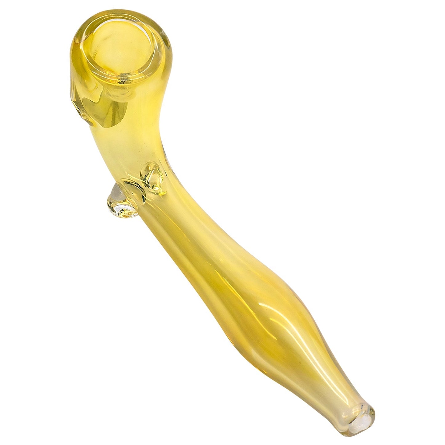 LA Pipes 4.25" Fumed Glass Sherlock Pipe with Marble Feet