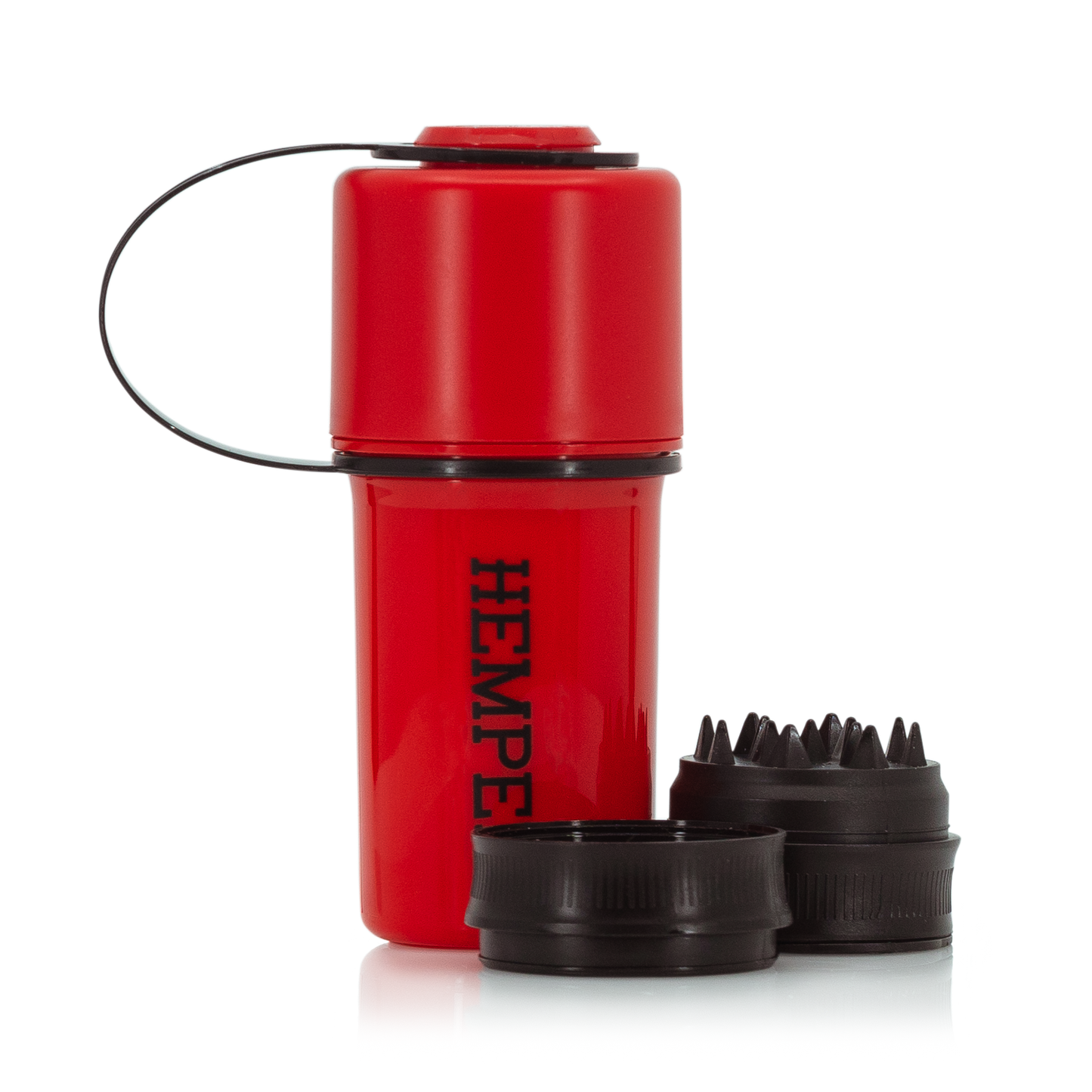 Hemper Keeper 3-in-1 Herb Grinder & Dual Storage System - Smell Proof, Water-Resistant