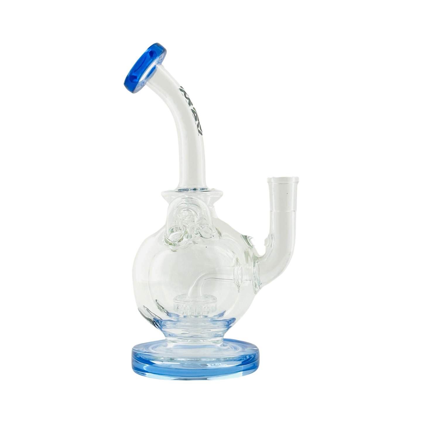 MAV Glass 10" Mojave Double Uptake Incycler Recycler with Shower Grid Perc