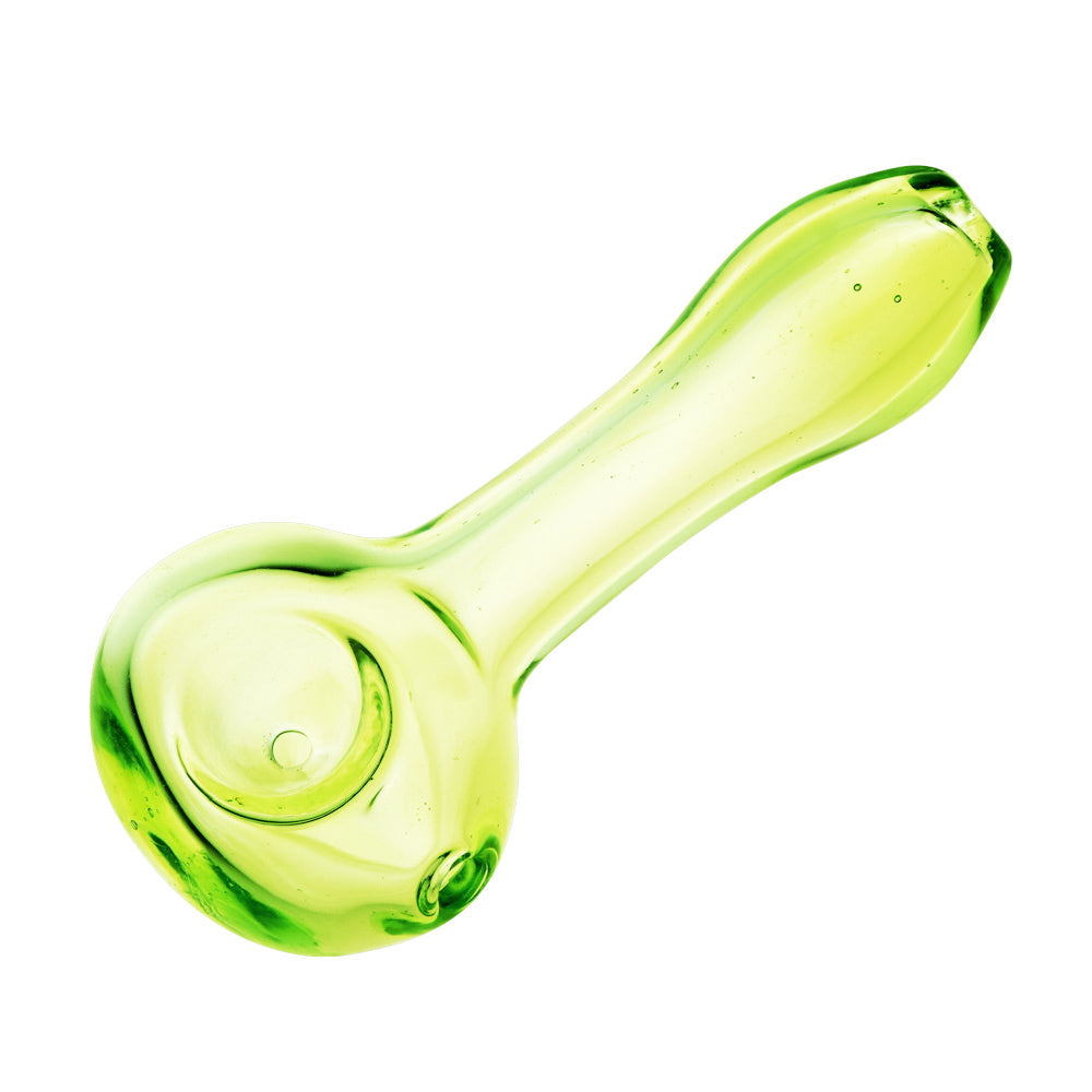 Translucent Spring Green Spoon Pipe - 3.25" - 4.25"