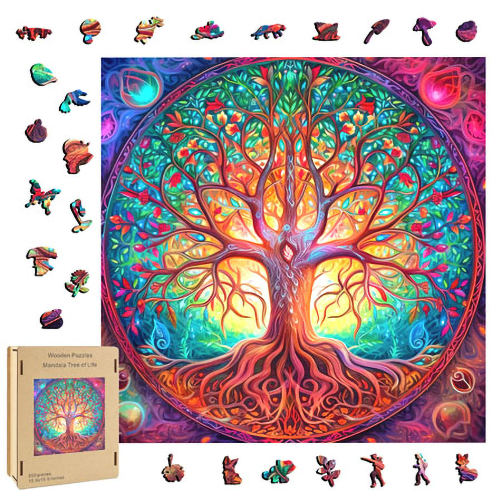 Tree of Life Whimsy Wooden Puzzle | 500 Pieces