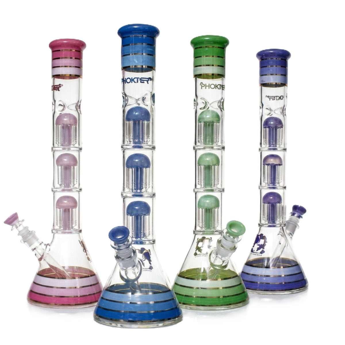 Triune Tree Perc Bong - 18in