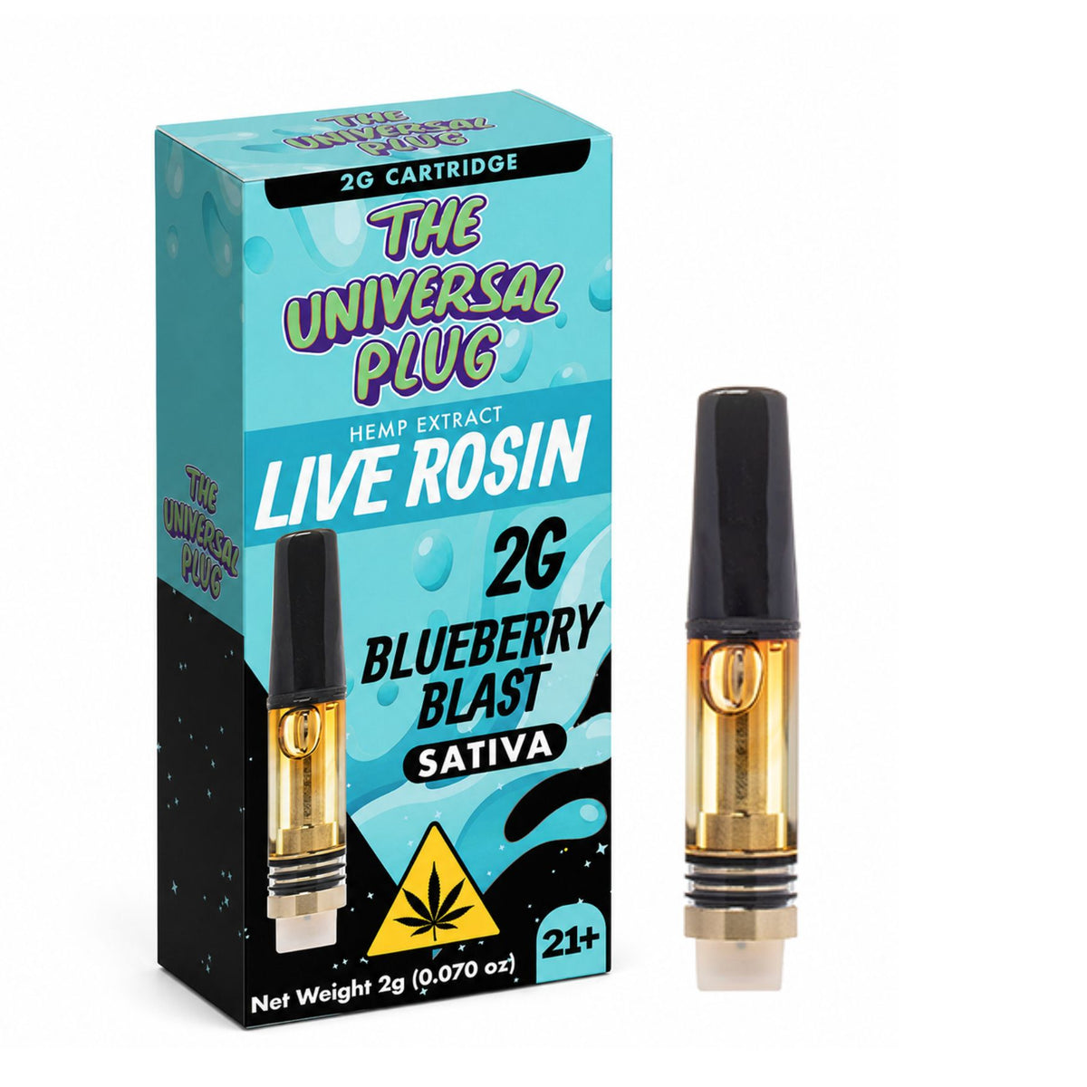 Universal Plug THC Live Rosin Unit - 2000mg