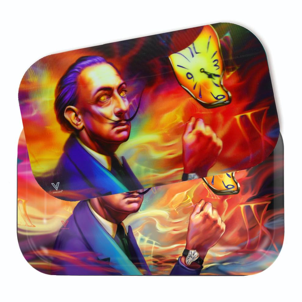 V Syndicate Dalirious 3D Magnetic Rolling Tray Bundle - Travel-Sized