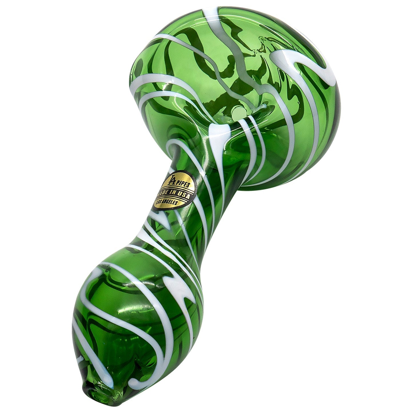 LA Pipes "Warped Space" Color Glass Hand-Pipe