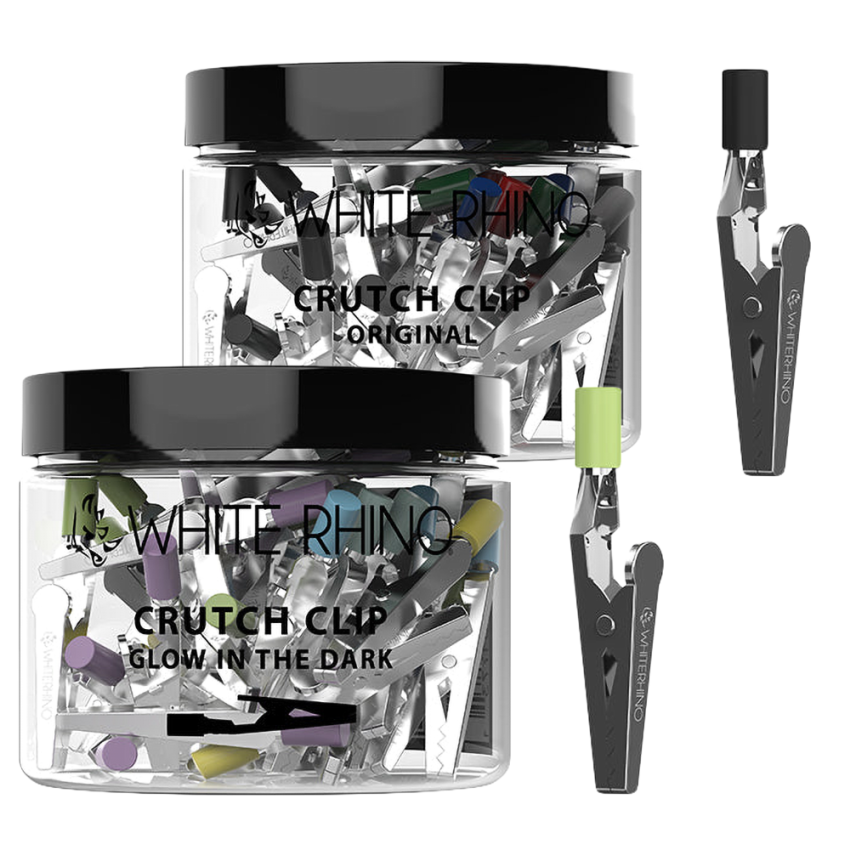 White Rhino Crutch Clip | 50ct Jar