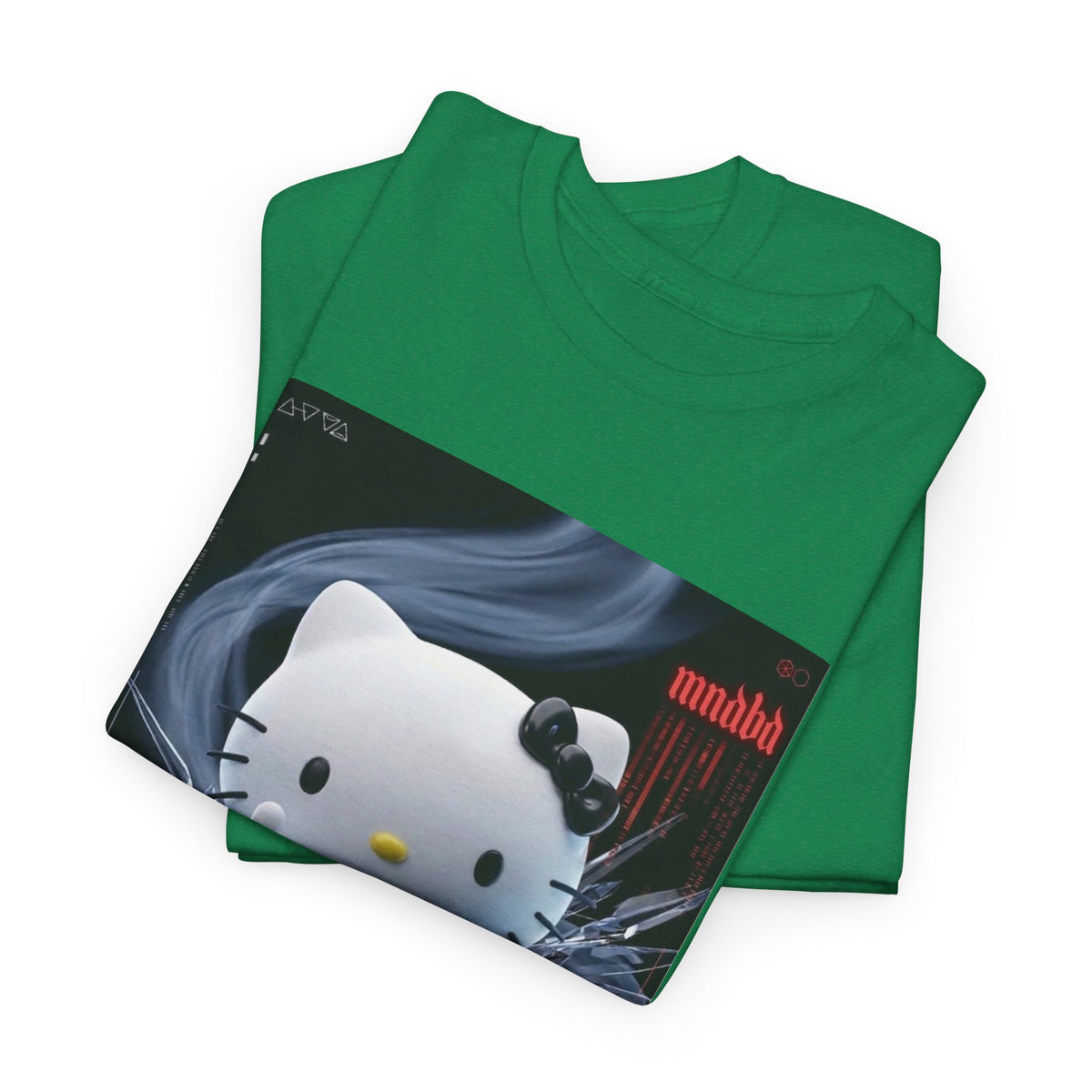 Edgy Hello Kitty Giving Middle Finger Tee