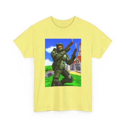 Master Chief Blazing In Mushroom Kingdom