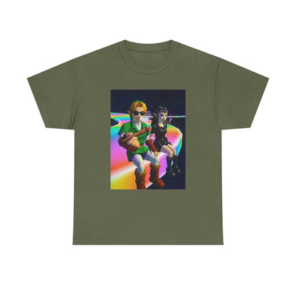 Link And Dark Link Smoking In Space