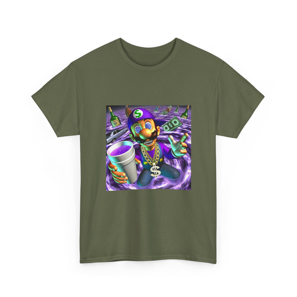 Digital Drip II Abstract Print Tee