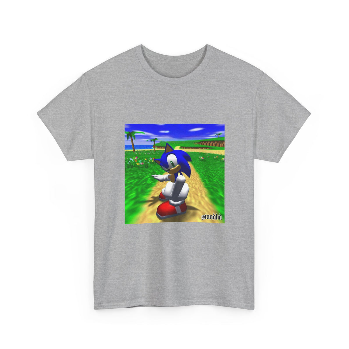 Sonic On A Trippy Green Hill Zone