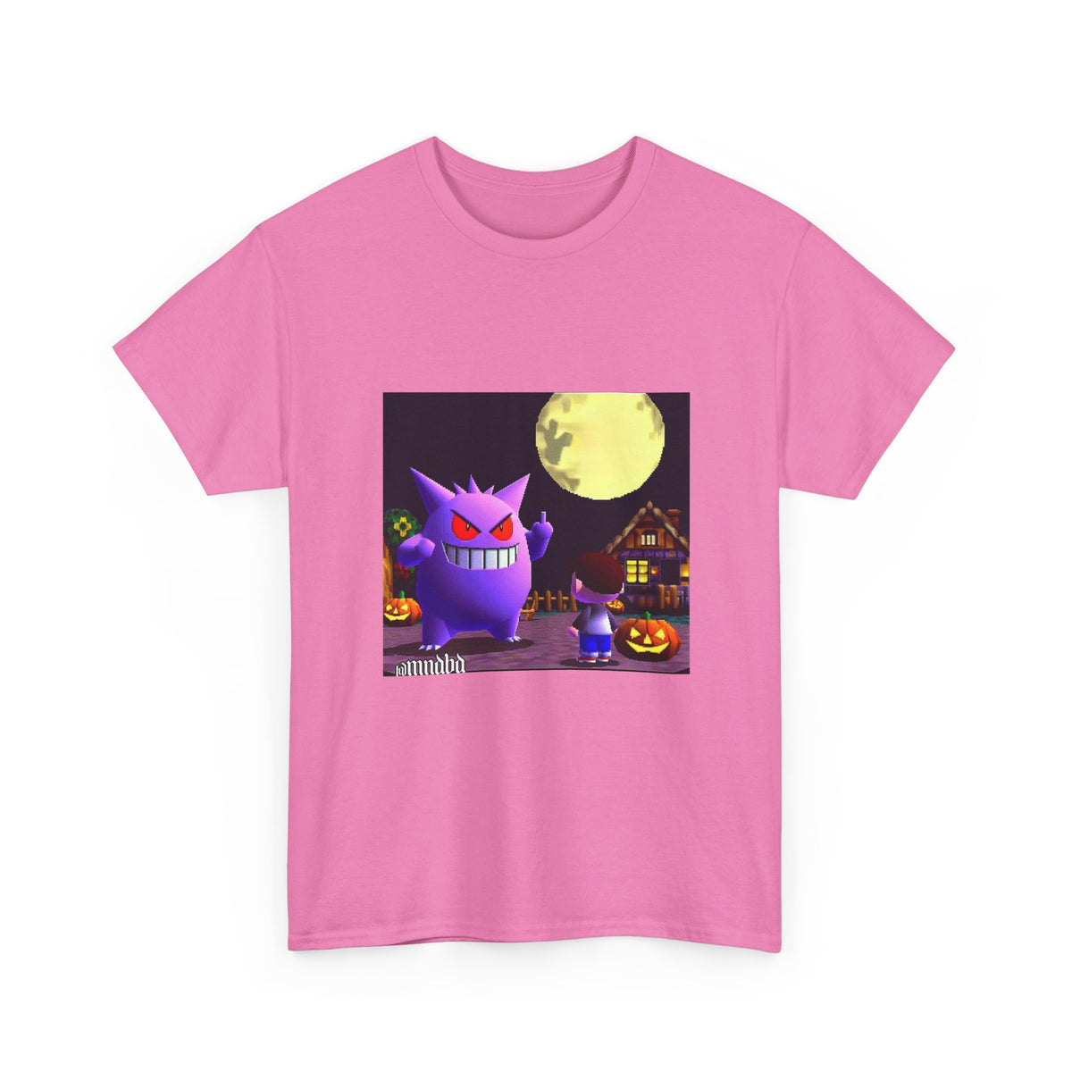 Gengar Flipping Off Villager At Night