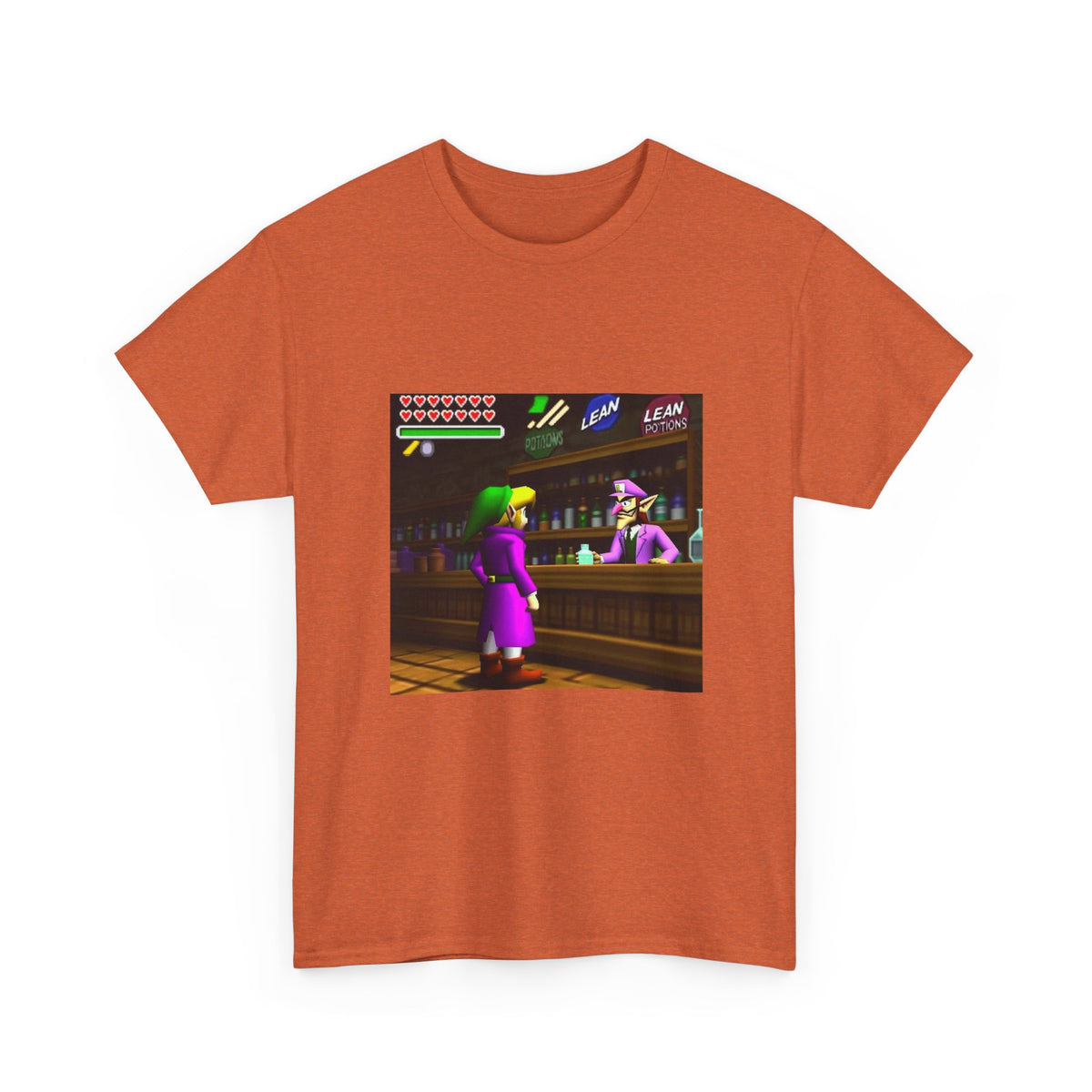 Link and Waluigi Trading Lean Potions