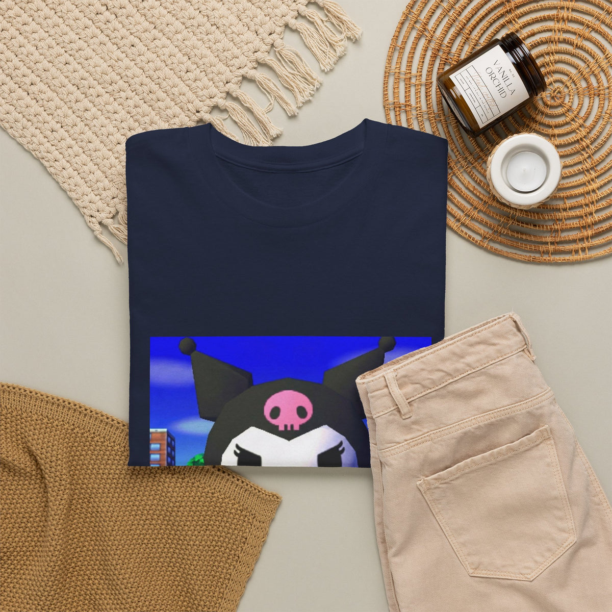 Kuromi Flipping The Bird In Animal Crossing