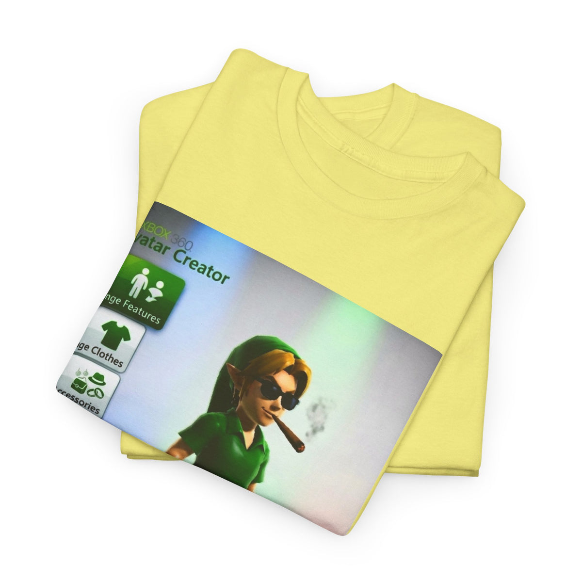 Xbox Avatar Link Smoking Blunt Tee