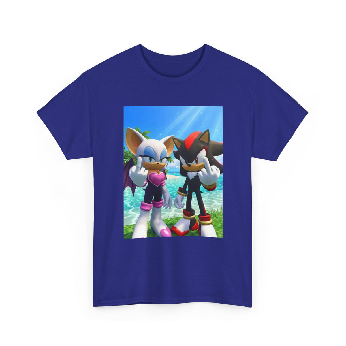 Rouge And Shadow Flipping The Bird Tee (Design 3)