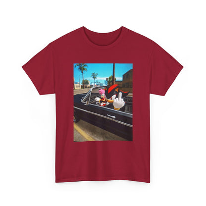 Shadow The Hedgehog Driving With Attitude Tee