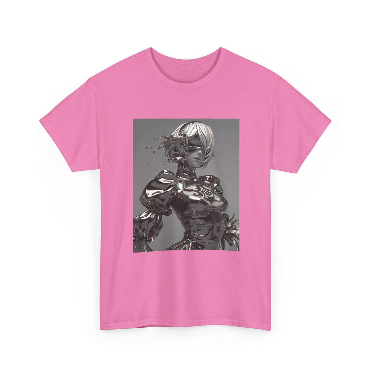 Liquid Chrome Abstract Tee