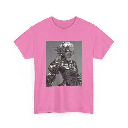 Liquid Chrome Abstract Tee