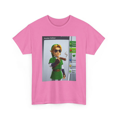Hylian Hero Smoking A Stogie Tee