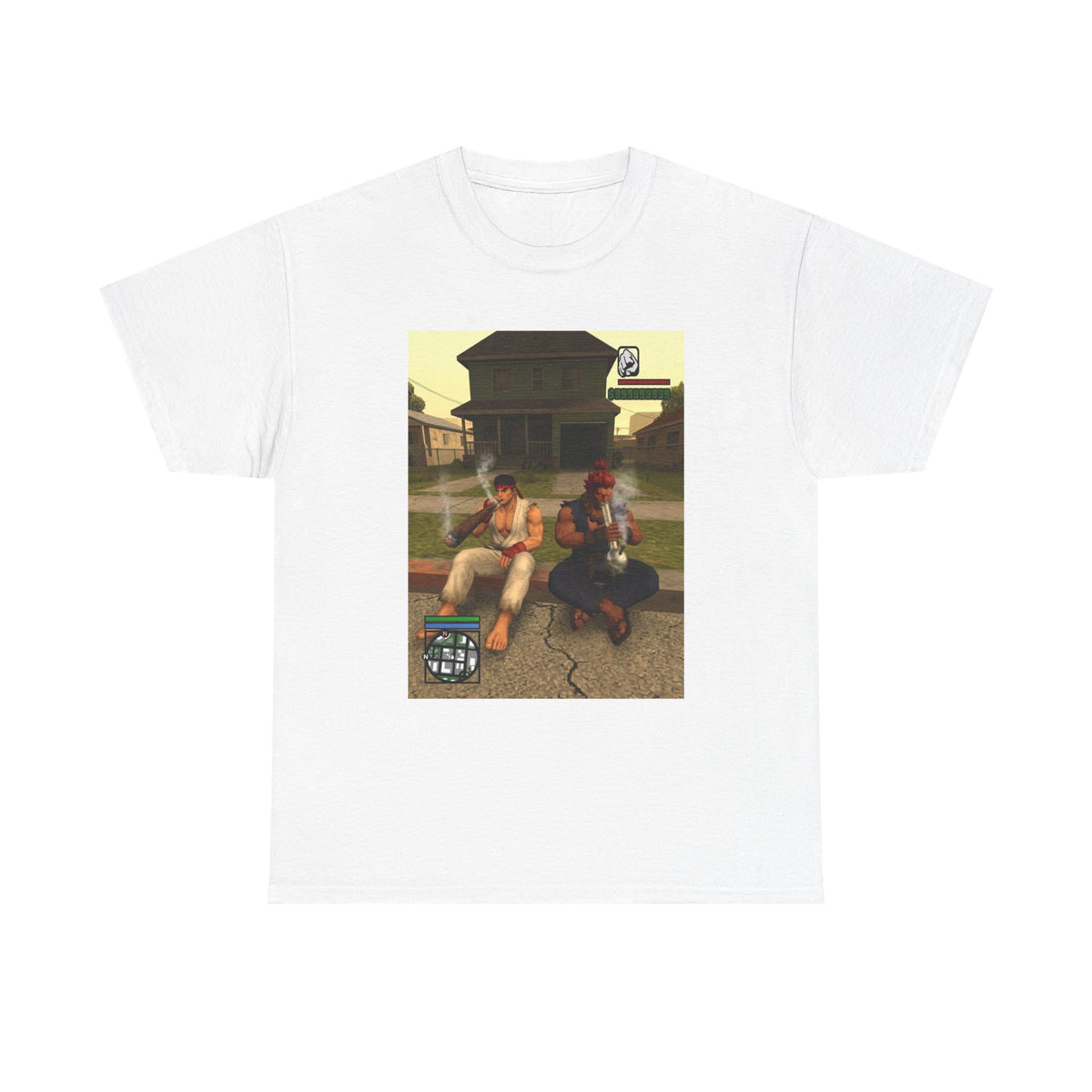Ryu and Akuma Chilling in Grove Street