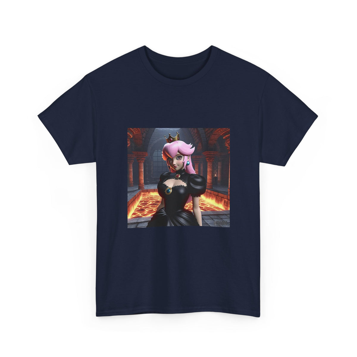 Gothic Peach Amidst Molten Lava
