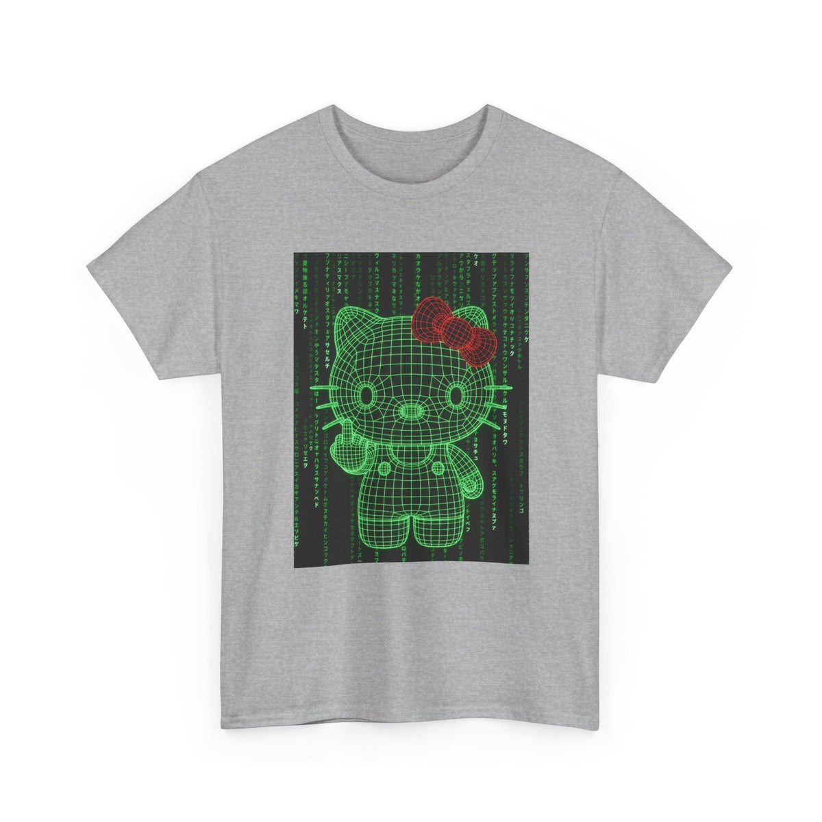 Cyber Hello Kitty Flips The Bird Tee