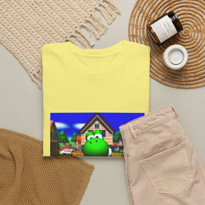 Yoshi Giving The Finger In Neighborhood Tee