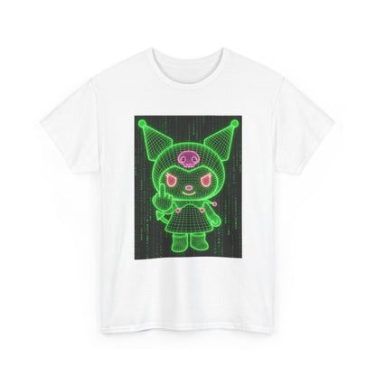 Kuromi Flipping The Bird Matrix Tee