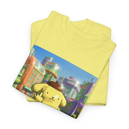 Pompompurin Flipping Bird Skate Park Tee