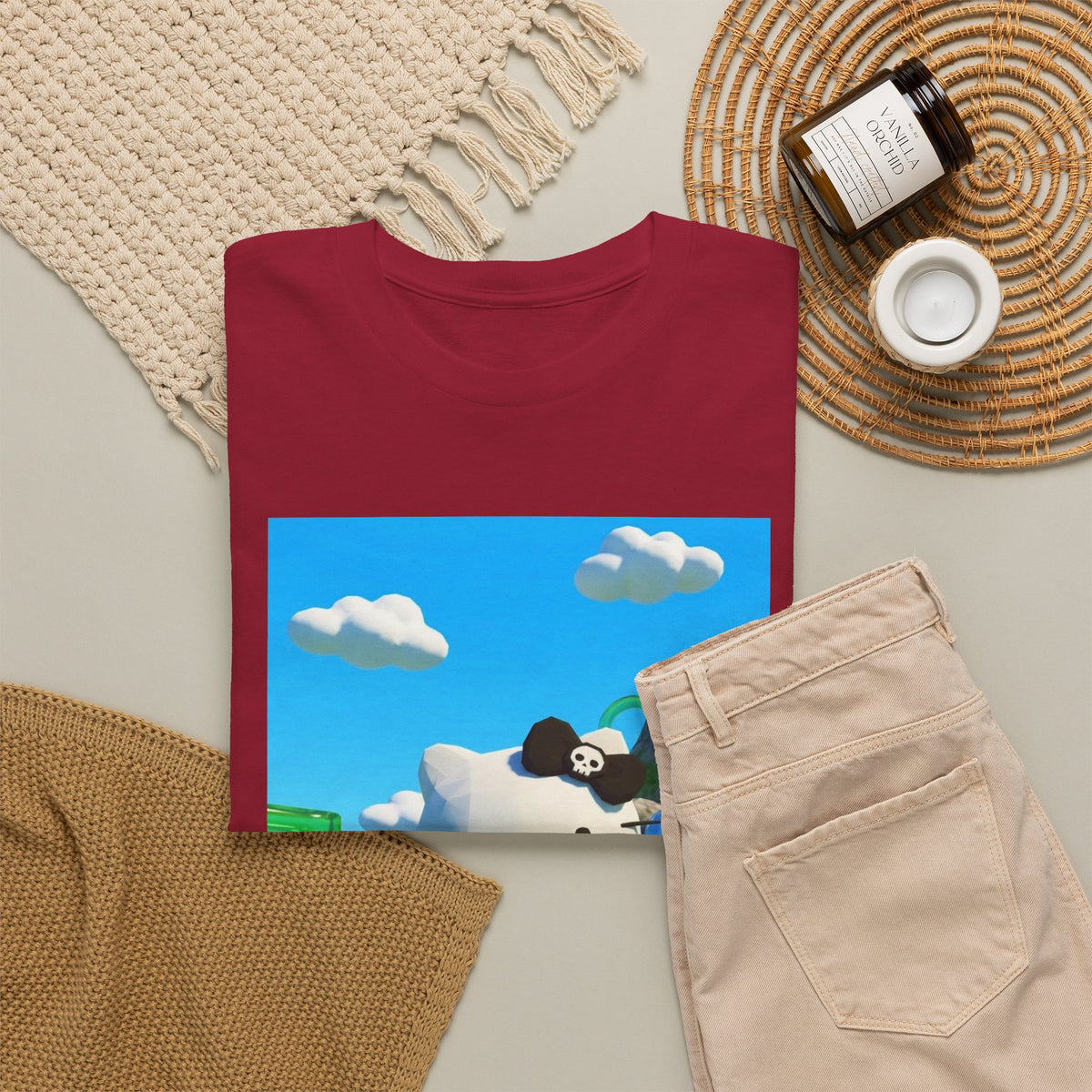 Edgy Kitty Flipping The Bird Tee