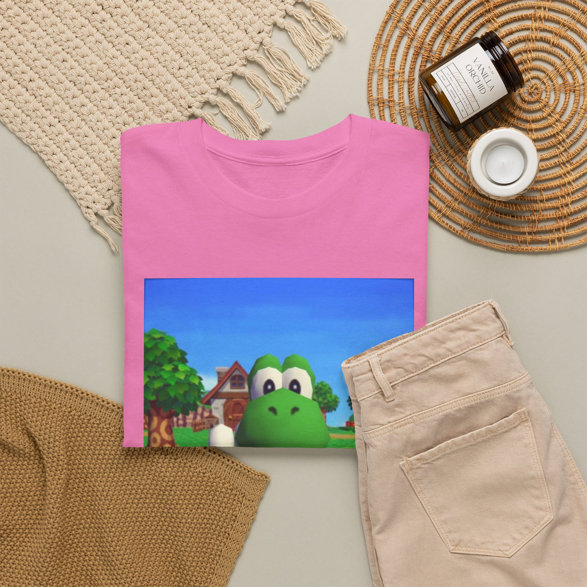 Yoshi Giving The Finger On A Tee