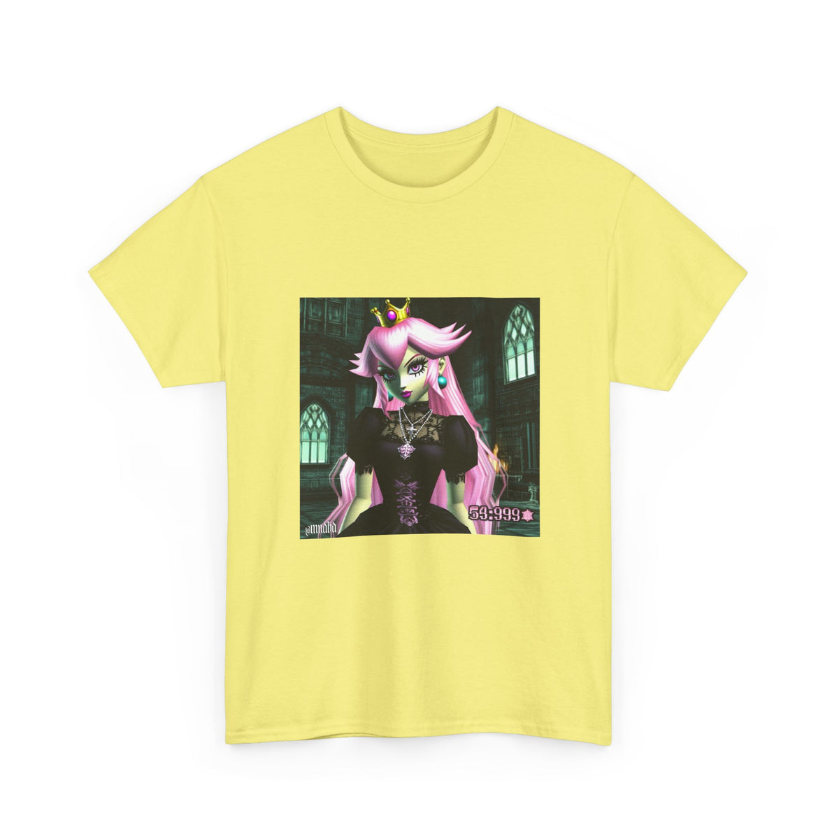 Goth Peach In Haunted Castle Tee