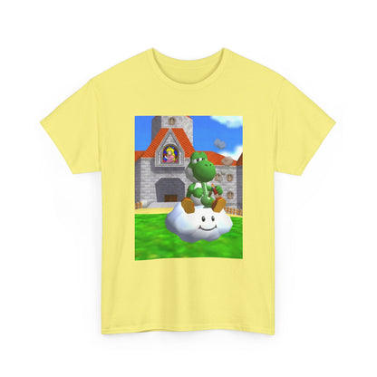 Yoshi Chilling On A Cloud With A Bong
