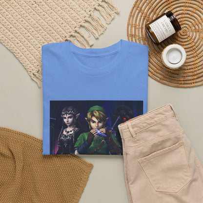 Link Playing Ocarina With Dark Companions Tee