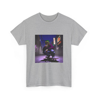Skater Link Smoking In Neon Alley Tee (Design 8)