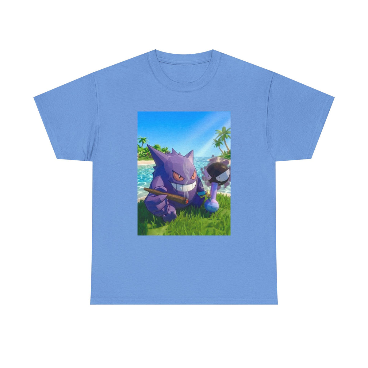 Gengar And Gastly Chilling On Beach Tee