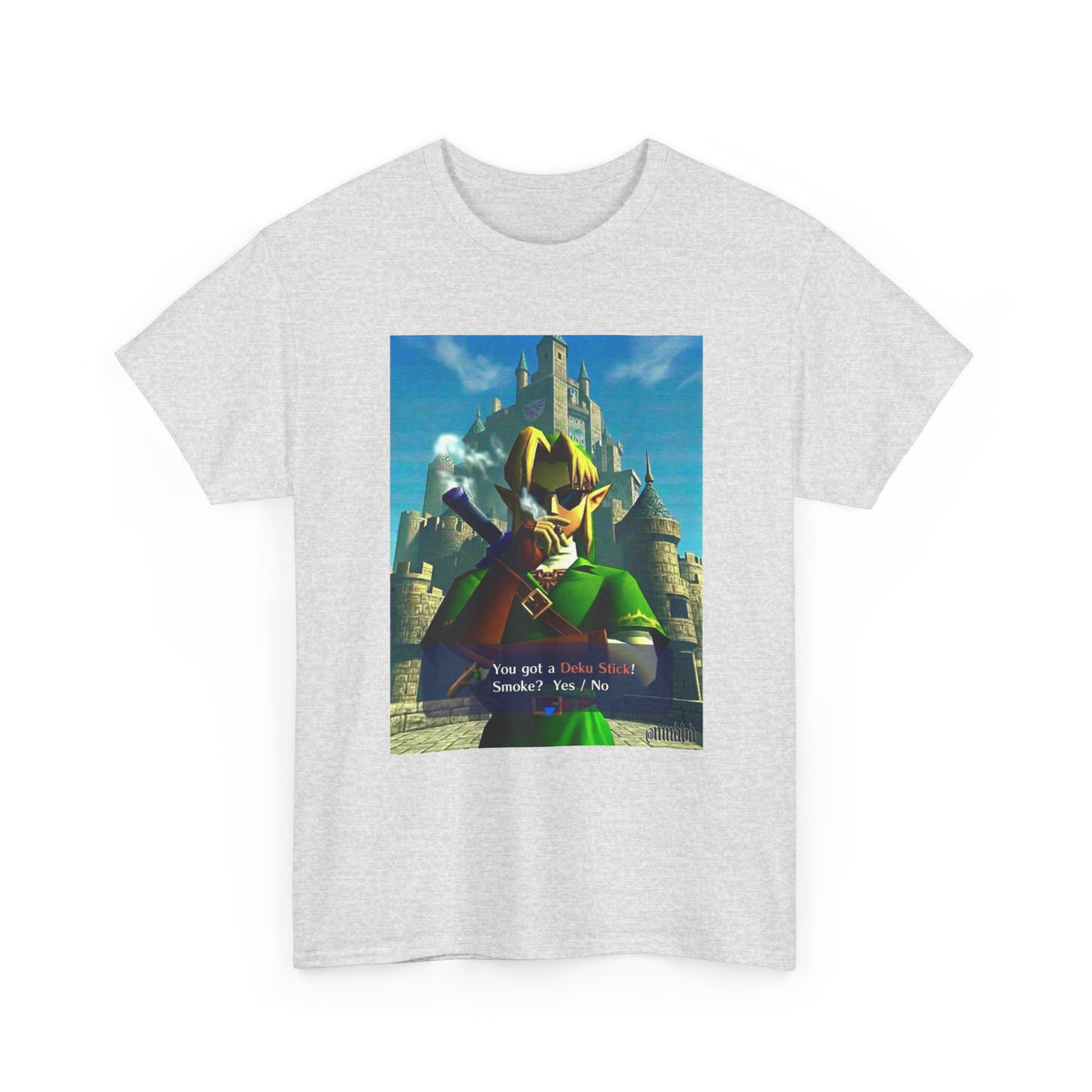 Link Smoking Deku Stick In Hyrule