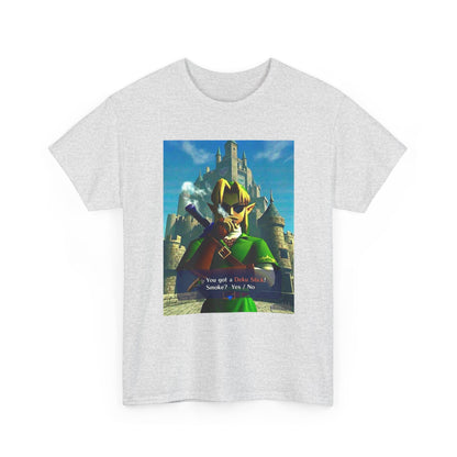 Link Smoking Deku Stick In Hyrule