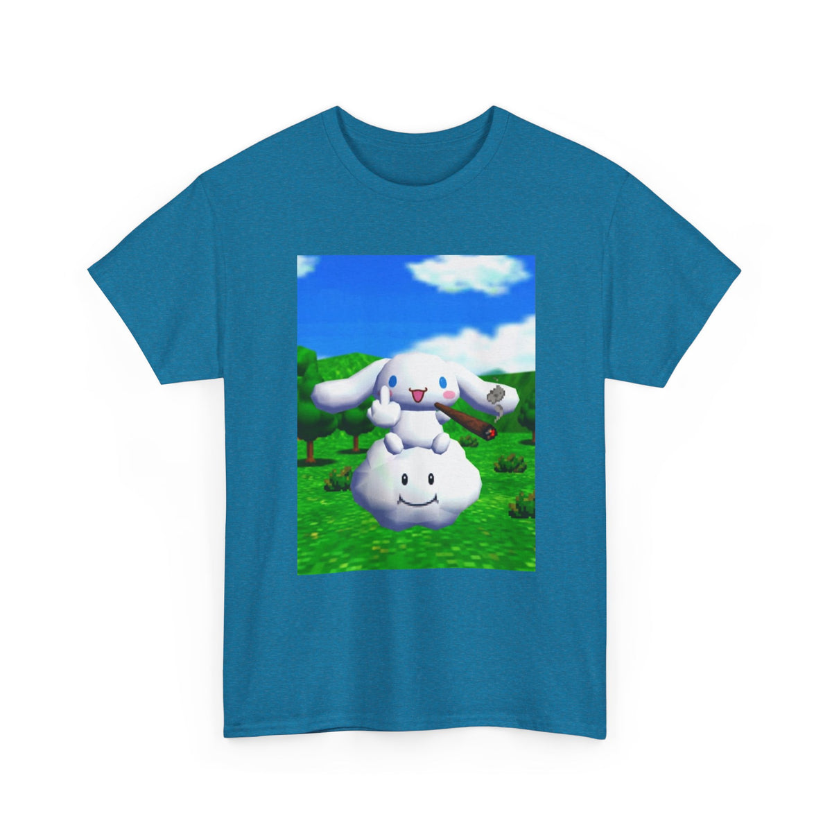 Cinnamoroll Bunny Flipping The Bird Tee