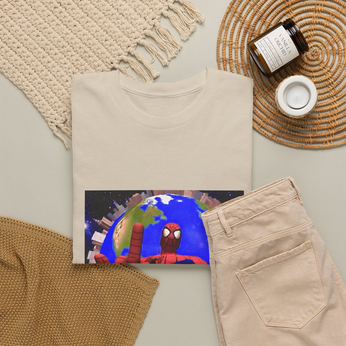 Spider-Man Flipping Off The World Tee