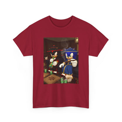 Shadow and Sonic Smoking Chill Tee
