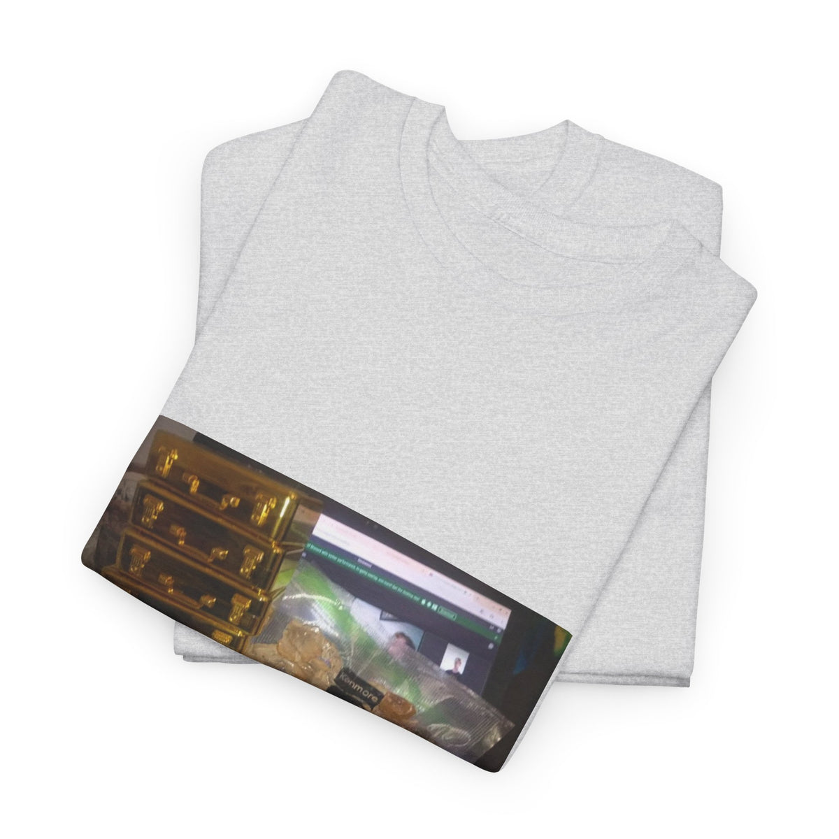Gold Briefcase Stash Tee