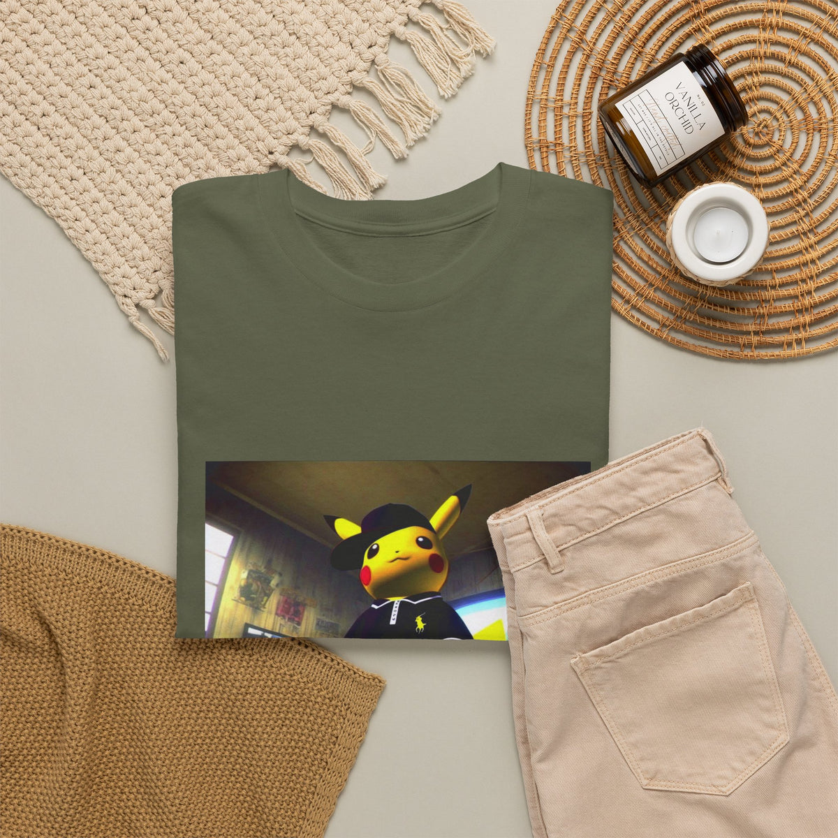 Pikachu Dressed In Streetwear Swag Tee
