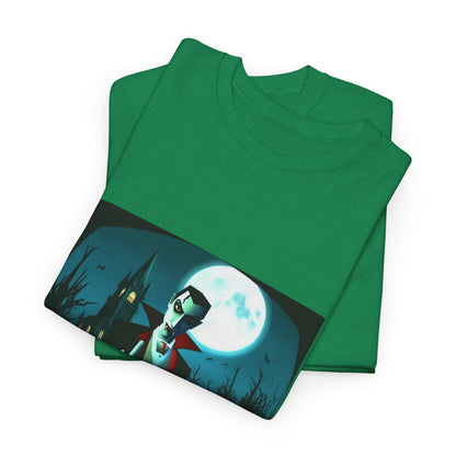 Vampire Giving The Finger In Cemetery Tee