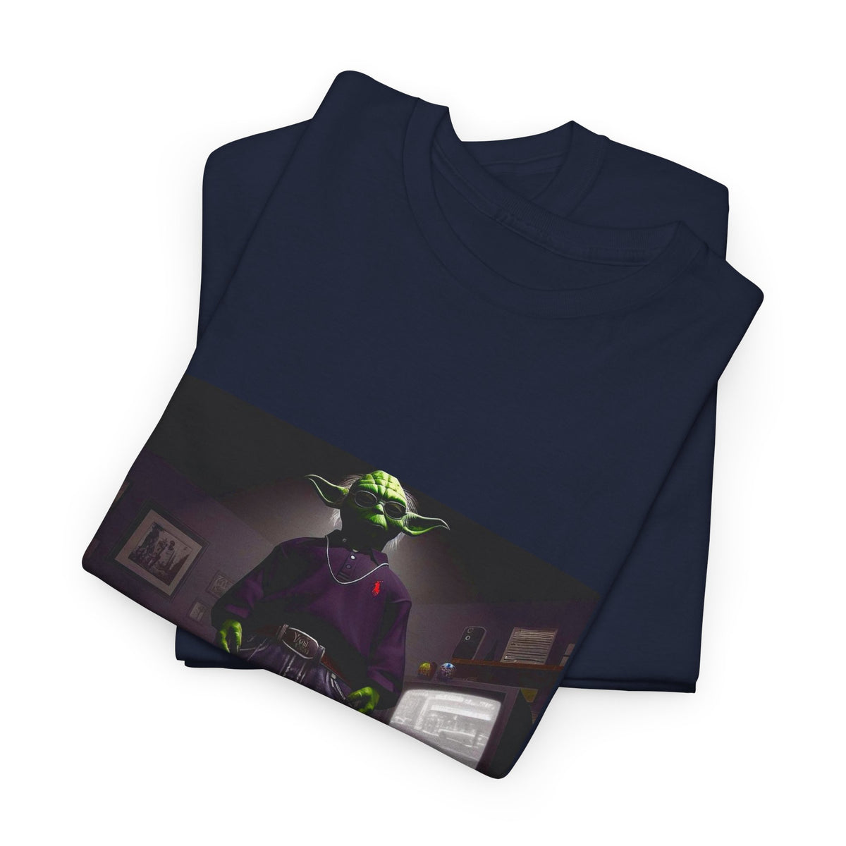 Yoda In Y2K Drip Standing Confidently