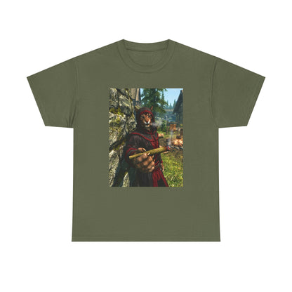 Khajiit Smoking Blunt In Skyrim Tee