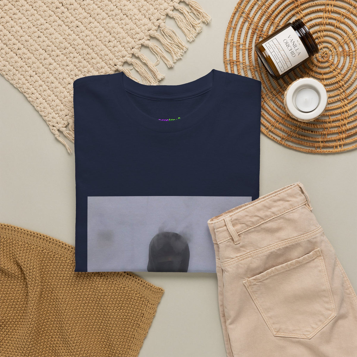 Midnight Leaf Whisper Graphic Tee