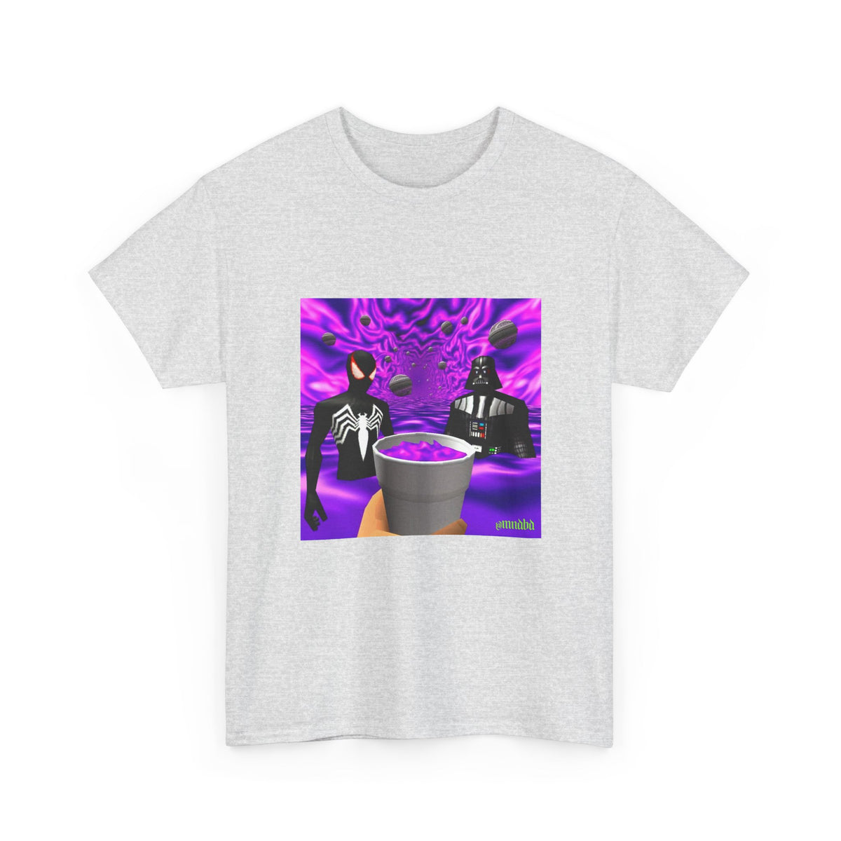 Spider-Man, Darth Vader, And Purple Drank Tee